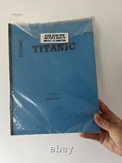 ORIGINAL SCRIPT for TITANIC by JAMES CAMERON OSCAR WINNING Film Rare Sub