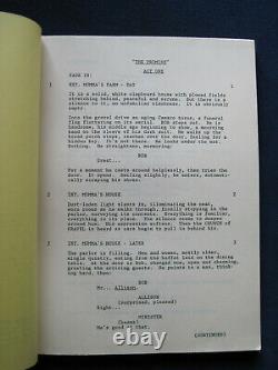 ORIGINAL SCRIPT for TV Movie'PROMISE' SIGNED & INSCRIBED by JAMES GARNER