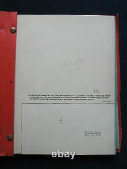 ORIGINAL SCRIPT for WILLIAM WELLMAN's Biopic Film BUFFALO BILL wi JOEL MCCRAE