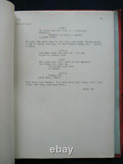 ORIGINAL SCRIPT for WILLIAM WELLMAN's Biopic Film BUFFALO BILL wi JOEL MCCRAE