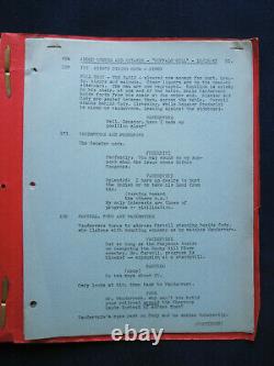 ORIGINAL SCRIPT for WILLIAM WELLMAN's Biopic Film BUFFALO BILL wi JOEL MCCRAE