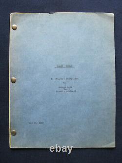 ORIGINAL STORY IDEA TYPESCRIPT for ATTACK OF THE 50 FOOT WOMAN Classic B-Movie