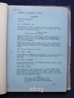 ORIGINAL Script WILLIAM FAULKNER Film SANCTUARY Actor BRADFORD DILLMAN'S Copy