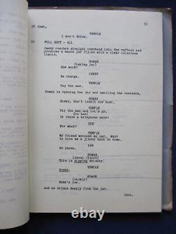 ORIGINAL Script WILLIAM FAULKNER Film SANCTUARY Actor BRADFORD DILLMAN'S Copy