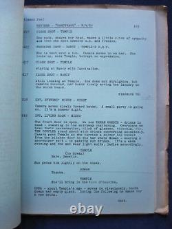 ORIGINAL Script WILLIAM FAULKNER Film SANCTUARY Actor BRADFORD DILLMAN'S Copy