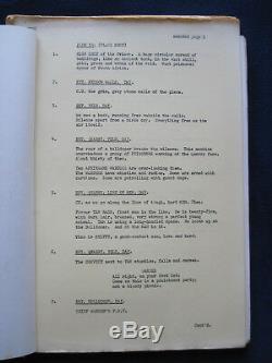 ORIGINAL Script for Film ONE AWAY Actor BRADFORD DILLMAN'S Copy with His Notes