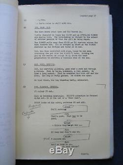 ORIGINAL Script for Film ONE AWAY Actor BRADFORD DILLMAN'S Copy with His Notes