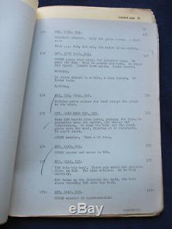 ORIGINAL Script for Film ONE AWAY Actor BRADFORD DILLMAN'S Copy with His Notes