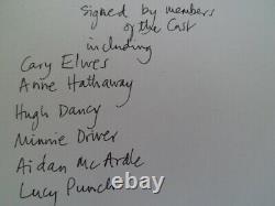 ORIGINAL Signatures ELLA ENCHANTED SHOOTING FILM SCRIPT Signed Unframed +COA