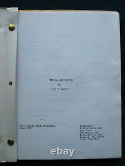 ORIGINAL THELMA & LOUISE SCRIPT RIDLEY SCOTT, GEENA DAVIS, SUSAN SARANDON Film