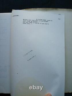 ORIGINAL THELMA & LOUISE SCRIPT RIDLEY SCOTT, GEENA DAVIS, SUSAN SARANDON Film