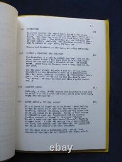 ORIGINAL THE ISLAND OF DR MOREAU Film SCRIPT Based on H. G. WELLS Novel, 1977
