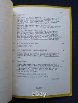 ORIGINAL THE ISLAND OF DR MOREAU Film SCRIPT Based on H. G. WELLS Novel, 1977