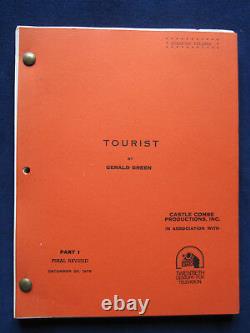 ORIGINAL TV MOVIE SCRIPT TOURIST BRADFORD DILLMAN'S Copy with His Notes