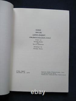 ORIGINAL TV MOVIE SCRIPT TOURIST BRADFORD DILLMAN'S Copy with His Notes