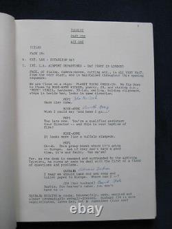 ORIGINAL TV MOVIE SCRIPT TOURIST BRADFORD DILLMAN'S Copy with His Notes