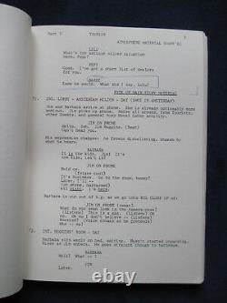 ORIGINAL TV MOVIE SCRIPT TOURIST BRADFORD DILLMAN'S Copy with His Notes