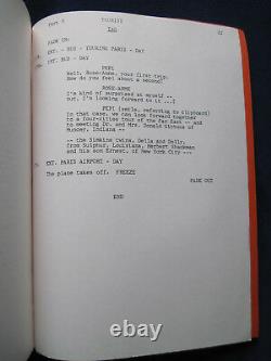 ORIGINAL TV MOVIE SCRIPT TOURIST BRADFORD DILLMAN'S Copy with His Notes