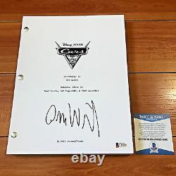 OWEN WILSON SIGNED CARS 2 FULL 135 PAGE MOVIE SCRIPT with PROOF BECKET BAS COA