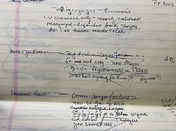 Ocean's 11 Movie Taping Logs Casting Audition Production Used Notes 20 Page Prop