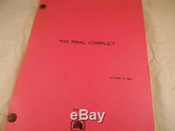 Omen 3 The Final Conflict January 3, 1980 Third Draft Movie Script Andrew Birkin