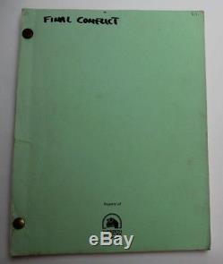 Omen III The Final Conflict / Andrew Birkin Movie Script Screenplay Horror Film