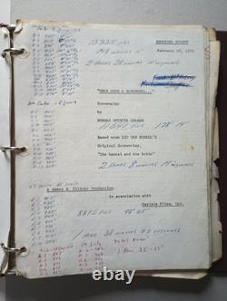 Once Upon a Scoundrel (1972) ZERO MOSTEL MOVIE Script by Norman Spencer Graham