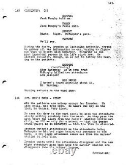 One Flew Over the Cuckoo's Nest Jack Nicholson very rare movie screenplay