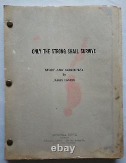Only the Strong Shall Survive (1956) Unmade James Landis Movie Script WWII Camps