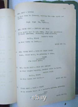 Original 1935 SHIRLEY TEMPLE Captain January Movie Script