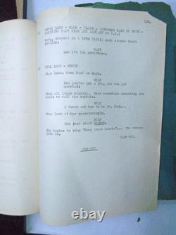 Original 1935 SHIRLEY TEMPLE Captain January Movie Script