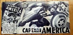 Original 1944 Captain America Movie Poster Republic Vintage Press Book Autry