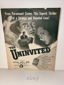 Original 1944 The Uninvited 31 Page Movie Pressbook Campaign Book