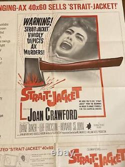Original 1963 Straight-Jacket (Joan Crawford)Movie Press Book RARE