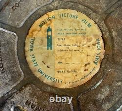 Original 1964 Iowa St Vs Oklahoma Football 16 mm film reel Bud Wilkinson Script