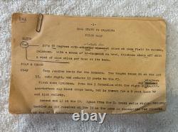 Original 1964 Iowa St Vs Oklahoma Football 16 mm film reel Bud Wilkinson Script