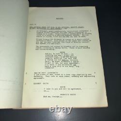 Original 1965 Marooned Movie Script Estimating Draft Gregory Peck Frank Capra
