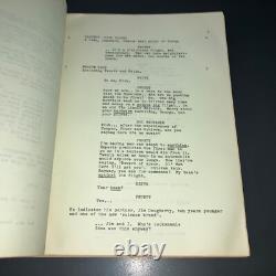 Original 1965 Marooned Movie Script Estimating Draft Gregory Peck Frank Capra