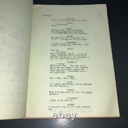 Original 1965 Marooned Movie Script Estimating Draft Gregory Peck Frank Capra