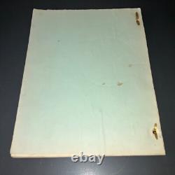 Original 1965 Marooned Movie Script Estimating Draft Gregory Peck Frank Capra
