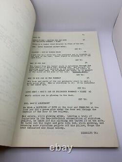 Original 1980 Modern Problems (1981) 20th Century Fox Chevy Chase Movie Script