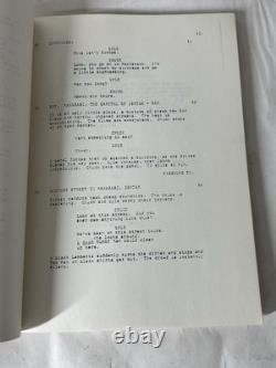 Original 1985 Ishtar Movie Script Elaine May Blue Revision 10/11/85 Screenplay