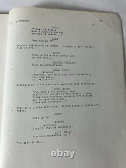 Original 1985 Ishtar Movie Script Elaine May Blue Revision 10/11/85 Screenplay