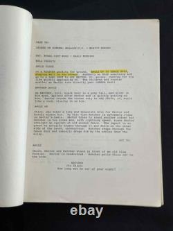 Original 1990 Marked For Death (ScrewFace) SP Films Movie Script 4th Draft