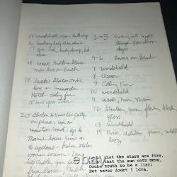 Original 1990 SHATTERED Movie Script Wolfgang Petersen Thriller 108p Hand Notes