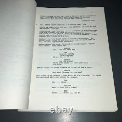 Original 1990 SHATTERED Movie Script Wolfgang Petersen Thriller 108p Hand Notes