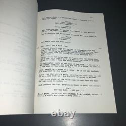 Original 1990 SHATTERED Movie Script Wolfgang Petersen Thriller 108p Hand Notes