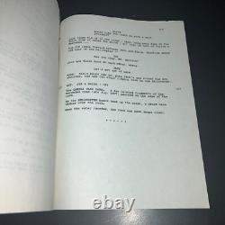 Original 1990 SHATTERED Movie Script Wolfgang Petersen Thriller 108p Hand Notes