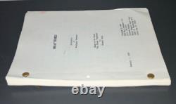 Original 1990 SHATTERED Movie Script Wolfgang Petersen Thriller 108p Hand Notes