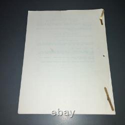 Original 1990 SHATTERED Movie Script Wolfgang Petersen Thriller 108p Hand Notes